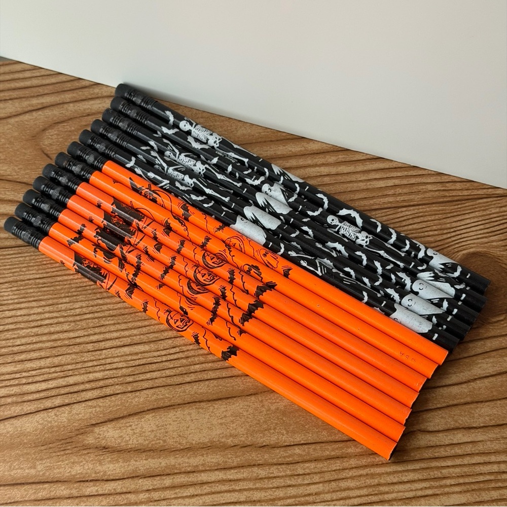 Vintage Berol 1993 Halloween Novelty Fun Pencils Unsharpened Made In USA